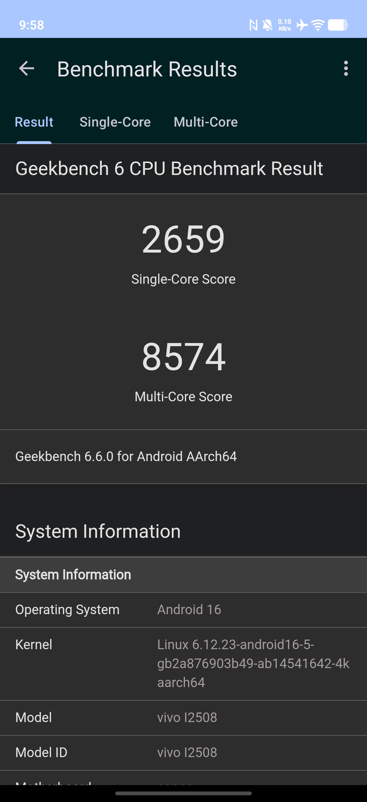 iQOO 15R Benchmarks इमेजिस