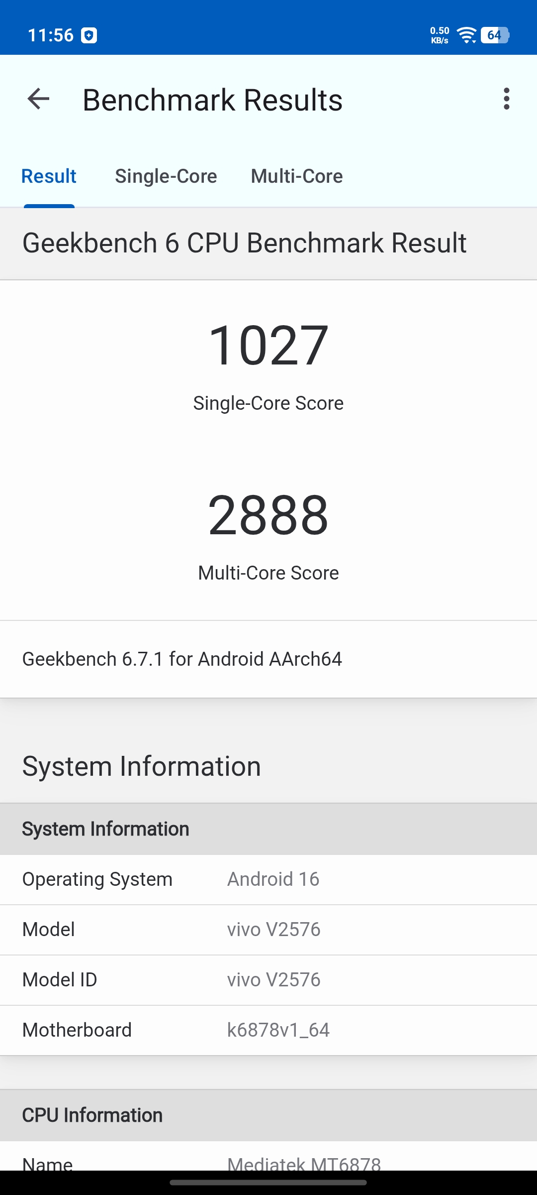 Vivo S2 Benchmarks Images