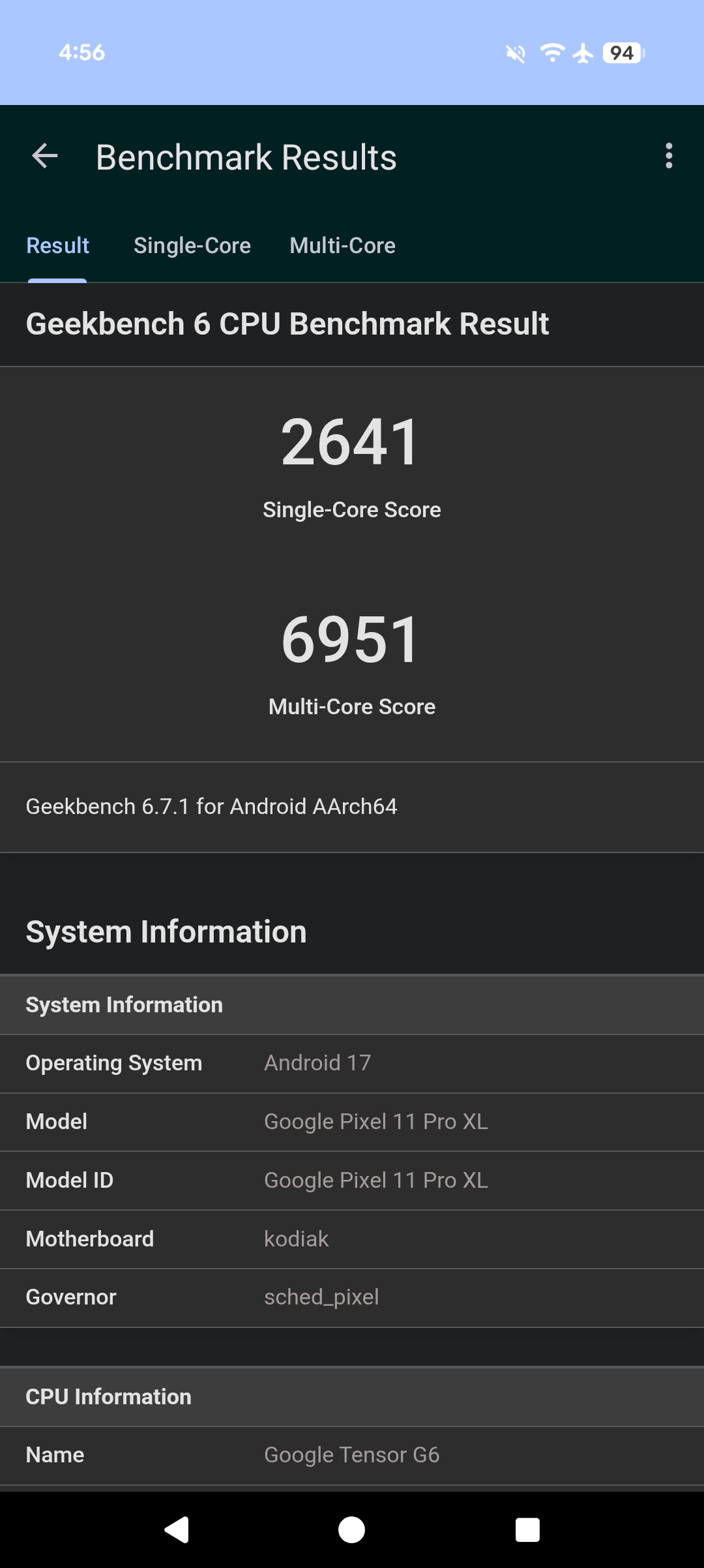  Pixel 11 Pro XL Benchmarks इमेजिस