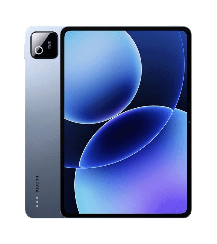 Clavier Étui AZERTY Rétroéclairé Pour Xiaomi Mi Pad 8/8 Pro 11.2 Pouces - Bluetooth Détachable, PU Bleu, 7 Couleurs LED, Batterie 60h