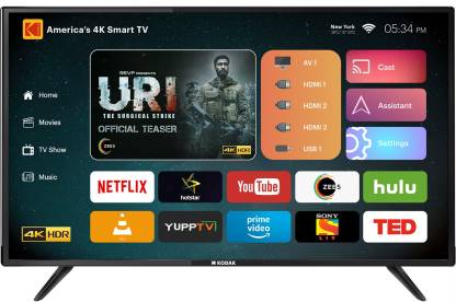 Kodak 43 Inch Led Ultra Hd 4k Tv Xpro 43uhdxsmart Online At Lowest Price In India