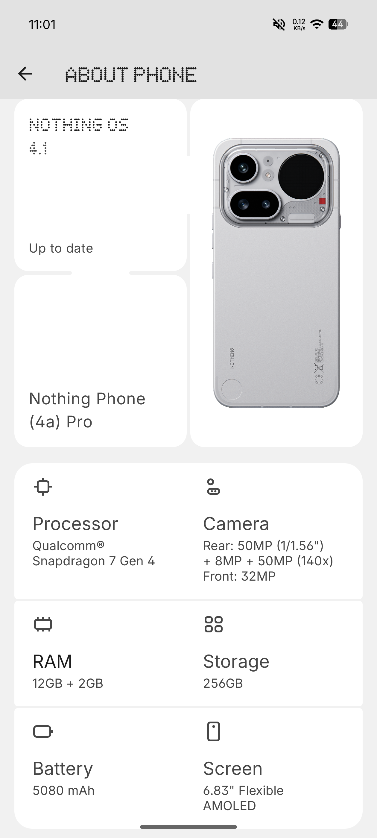 Nothing Phone 4a Pro UI Screenshots Images
