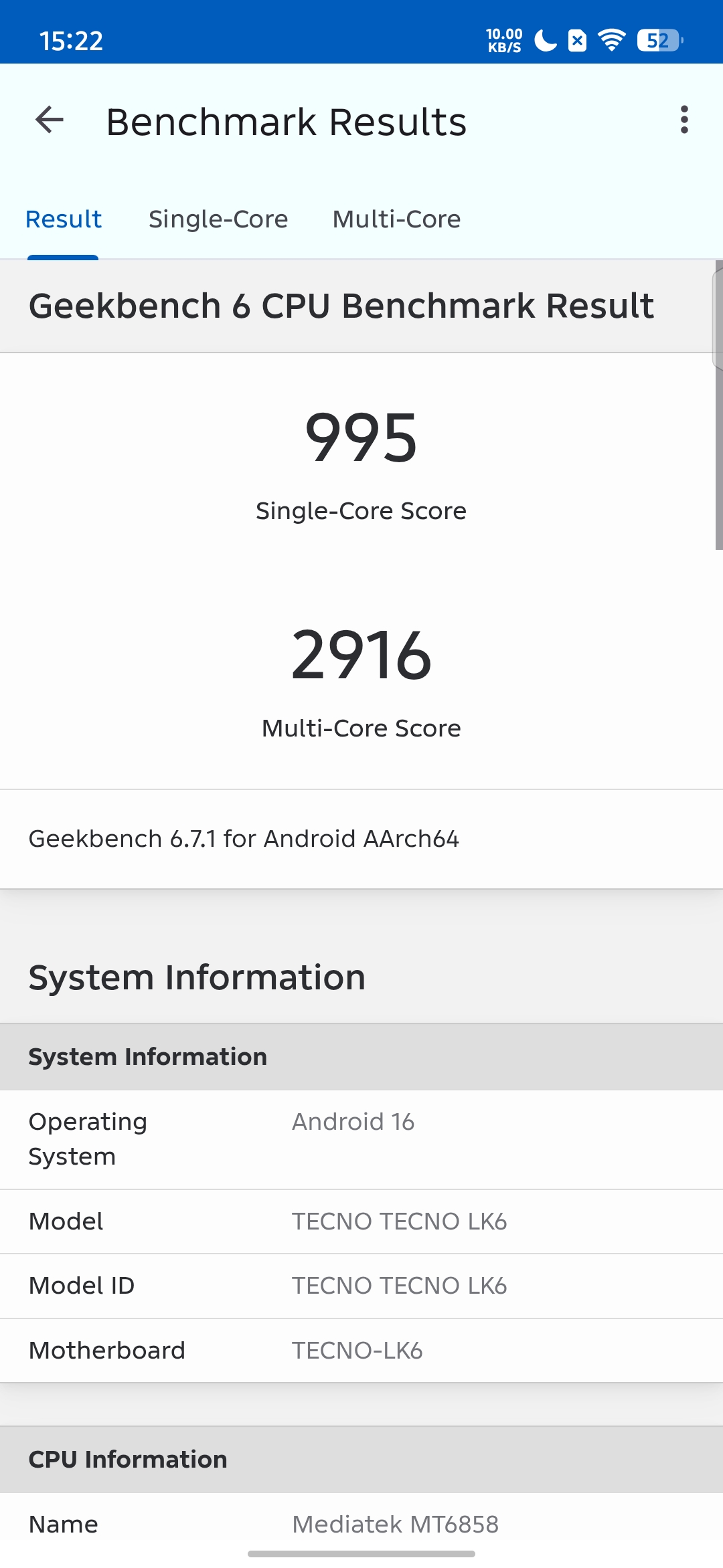 Pova 8 Benchmarks Images