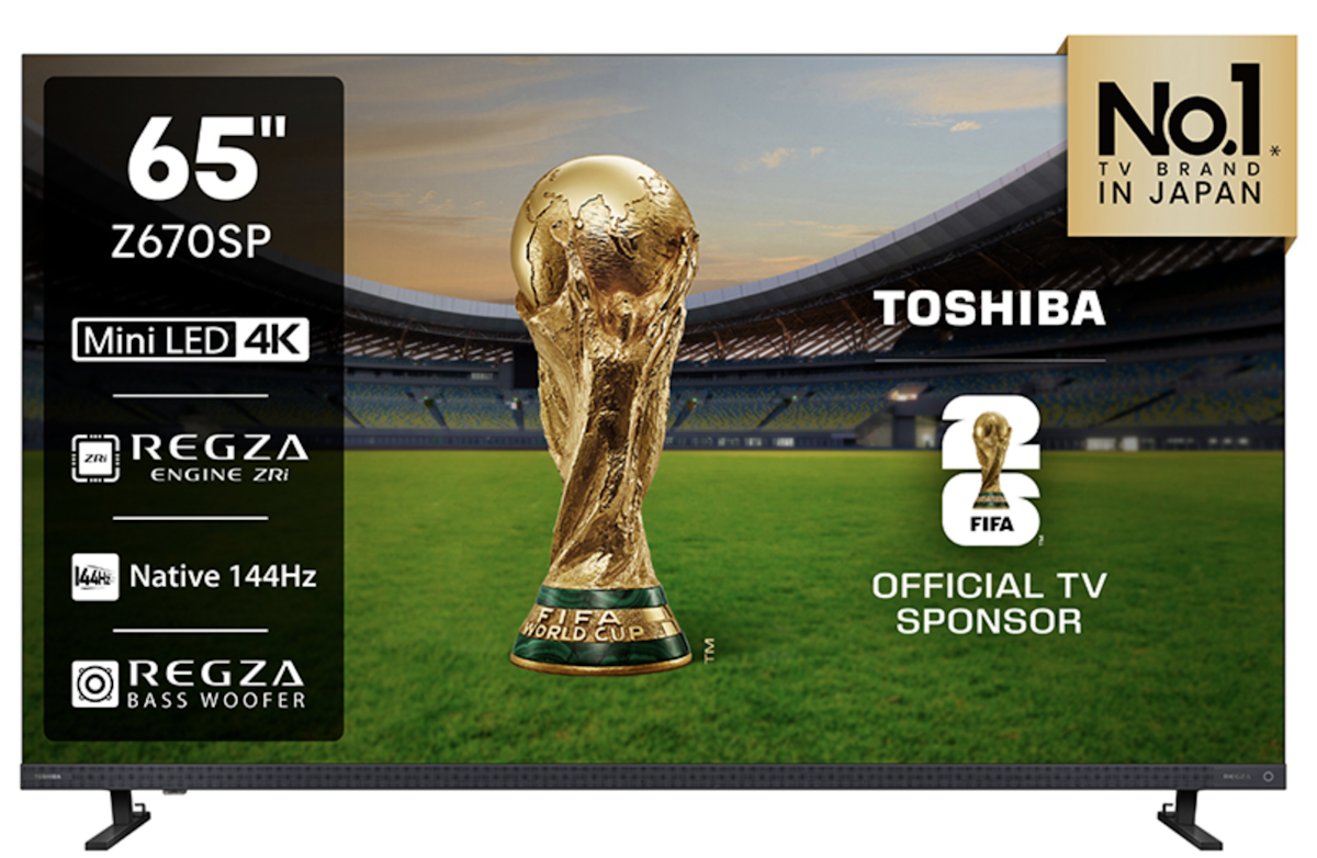 Toshiba 65 Inch 4K Ultra HD Smart Mini LED QLED TV (65Z670SP)