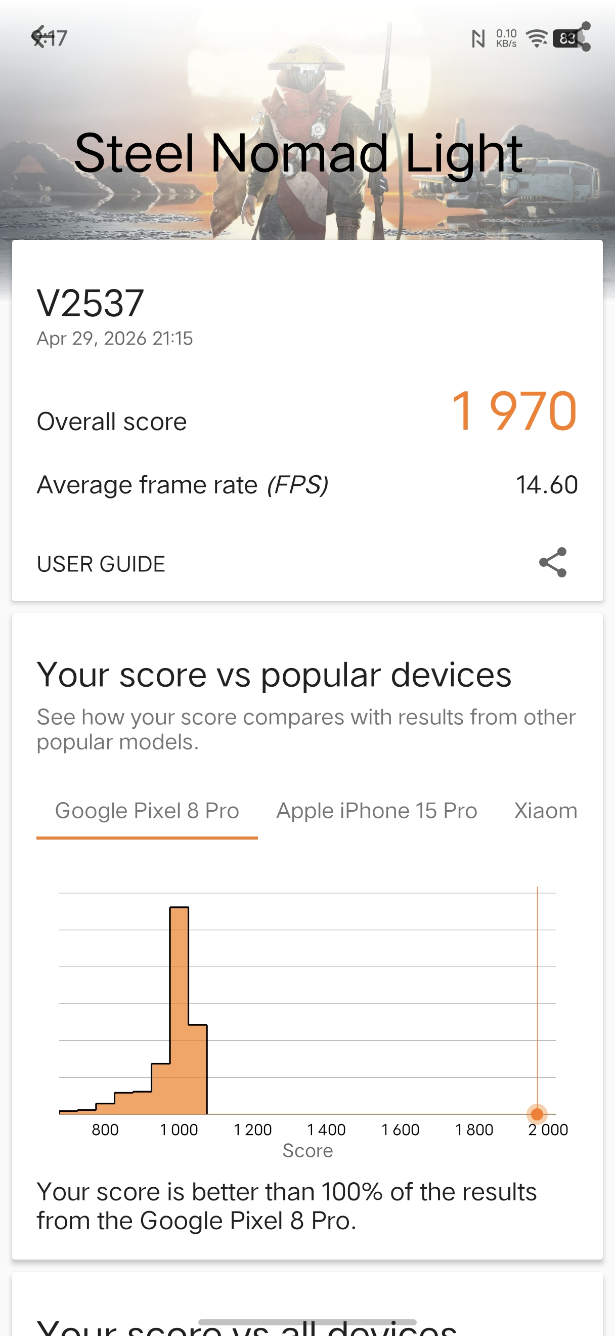 वीवो X300 FE Benchmarks इमेजिस