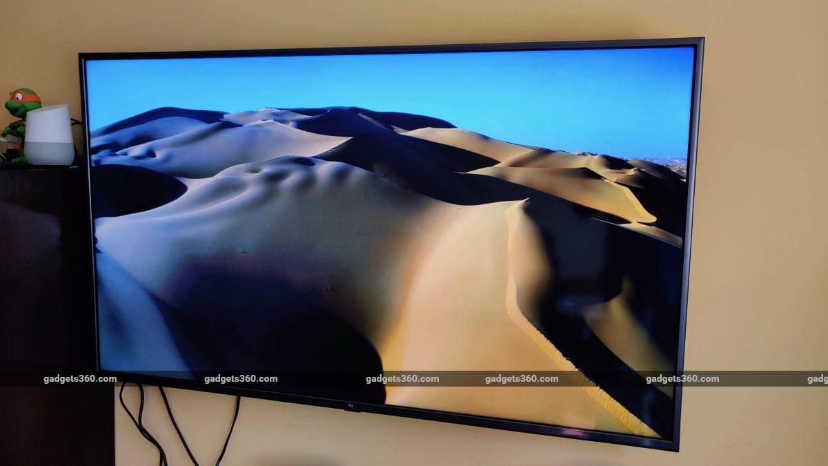 The Mi TV 4X 55 has a 4K HDR screen