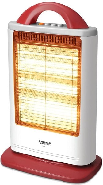 Maharaja Whiteline Lava 001 Halogen Room Heater (White)