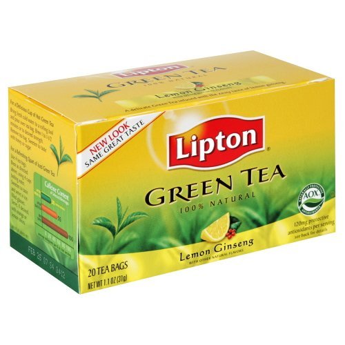 Lipton Lemon Ginseng Green Tea (20 Pieces) Price in India