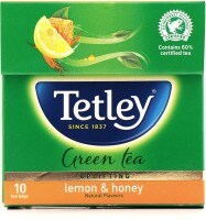 Tetley Lemon & Honey Green Tea (34GM, 10 Pieces)