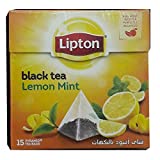 Lipton Lemon Mint Black Tea (31.5GM, 15 Pieces)