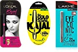 Lakme+ Loreal+colossal Kajal (Pack of 3)