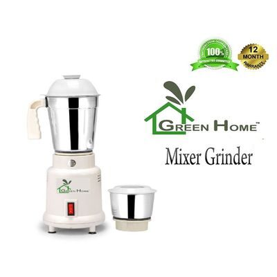 Green Home Loto 450W Mixer Grinder (Green, 3 Jar)