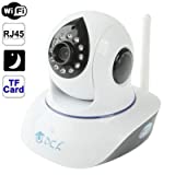 Lusso Liv Wireless Infrared Wifi CCTV Security Camera (White)