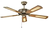 Luxaire Lux 1106 Ceiling Fan (Antique Brass)