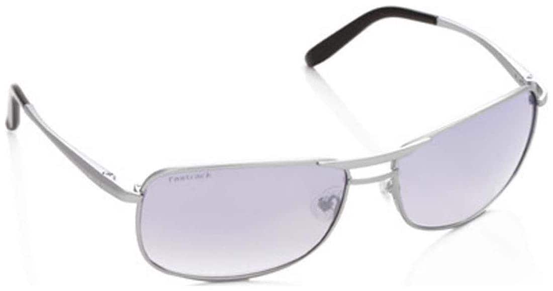 Fastrack M032BU1 Rectangular Men Sunglasses (Blue, Free Size)