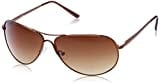 Fastrack M050BR5 Aviator Sunglasses (Brown, Free Size)
