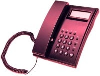 Beetel M51N Corded Landline Phone (Red)