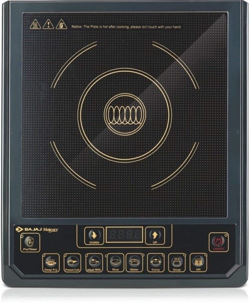 Bajaj Majesty ICX 3 1400 W Induction Cooktops (Black)