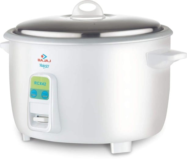 Bajaj Majesty RCX42 4.2 L Rice Cooker (White)