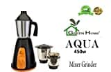 Green Home Matka 450W Mixer Grinder (White, 3 Jar)