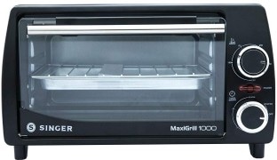 Singer MAXIGRILL 1000 10 L Oven Toaster Grill (Black)