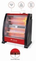 Singer Maxiwarm QH Quartz Room Heater (Black & Red)