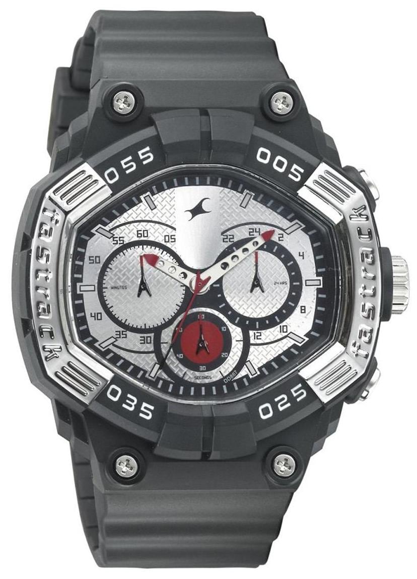 Fastrack Men Chronograph Watch - 38006PP01 (Black)