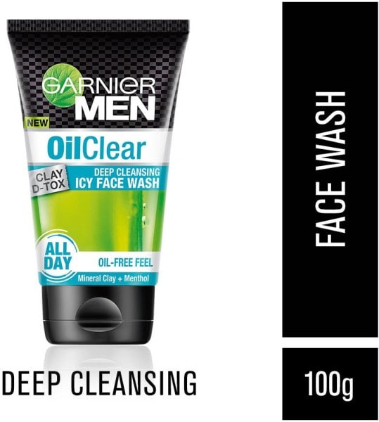 Garnier Men Oil Clear Deep Cleansing Face Wash (100ML) Price in India