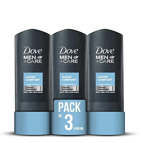 Dove Men+ Care Comfort Body And Face Wash (400ML, Pack of 3) Price in