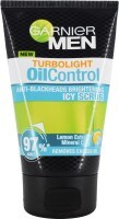 Garnier Men Turbo Light Oil Control Anti-Blackheads Brightening Icy Scrub (100ML)
