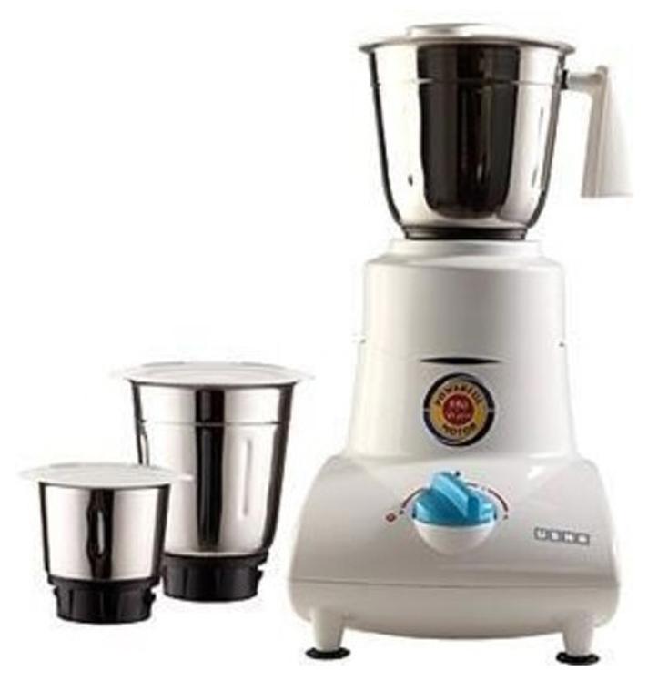 Usha MG2753 500W Mixer Grinder (White, 3 Jar) Price in India