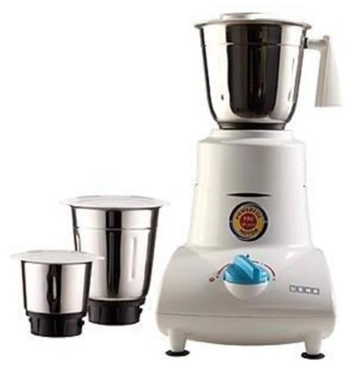 Usha MG-2753 500W Mixer Grinder (White, 3 Jar)