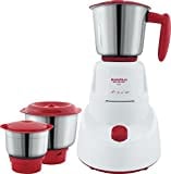 Maharaja Whiteline MG Livo MX-151 500 W Mixer Grinder (Red & White, 3 Jars)