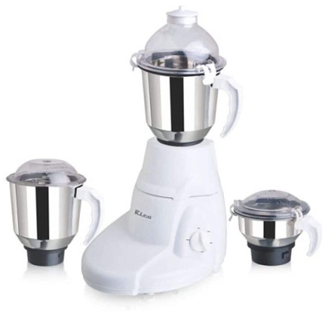 Rico MG144 800W Mixer Grinder (White, 3 Jar)