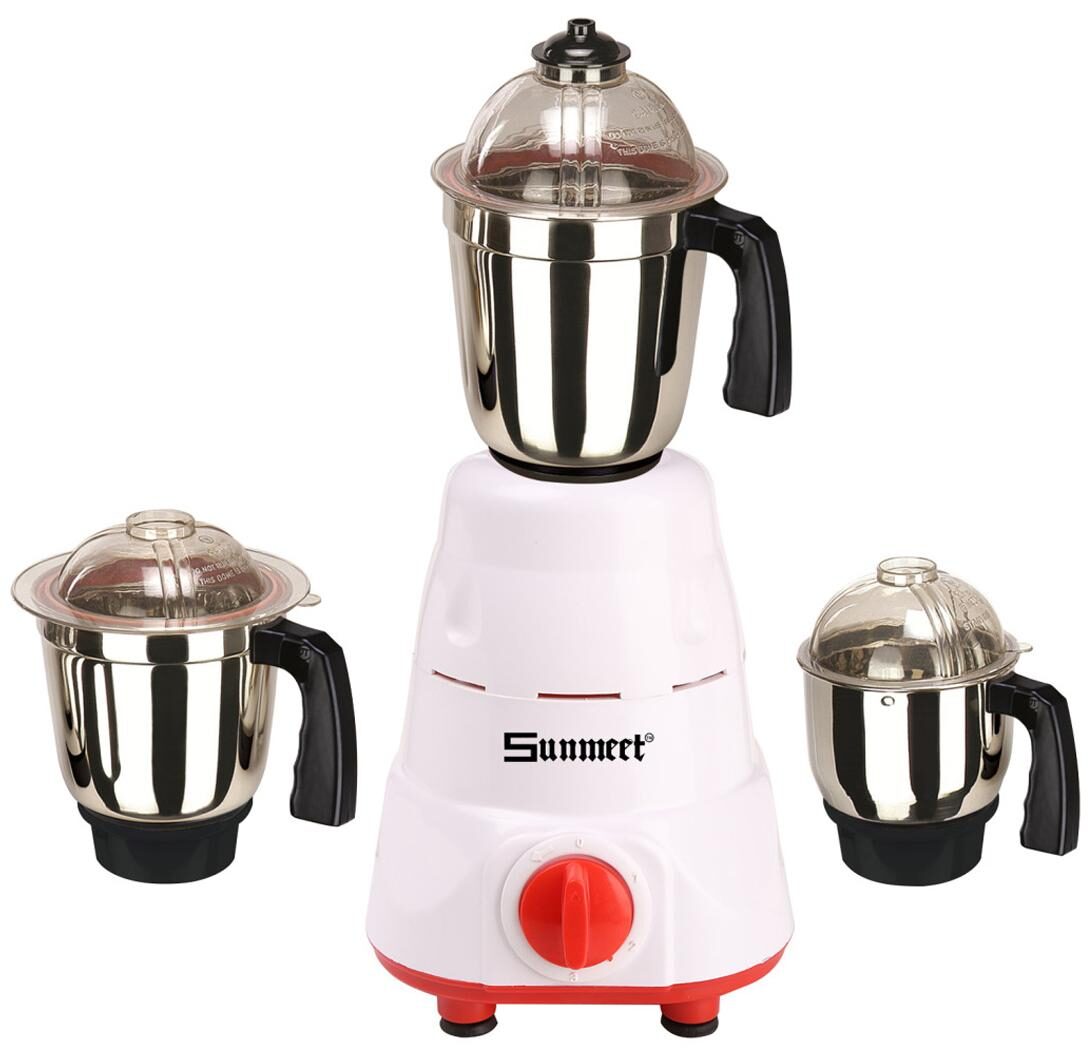 Sunmeet MG16111 1000W Mixer Grinder (Red, 3 Jar) Price in India