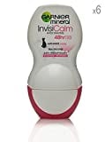 Garnier Mineral Invisicalm 48 Hours Anti-Perspirant Roll-On Deodorant (50ML, Pack of 6)