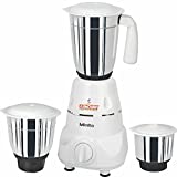 Kanchan Minito 500W Mixer Grinder (White, 3 Jar)