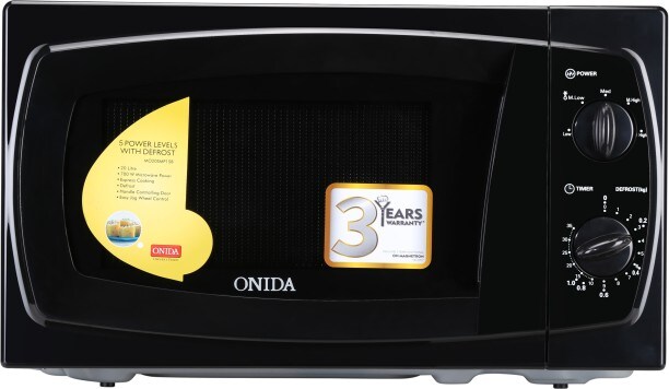 Onida MO20SMP15B 20 L Solo Microwave Oven (Black)