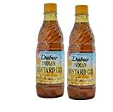 Dabur Mustard Oil (500ML, Pack of 2)