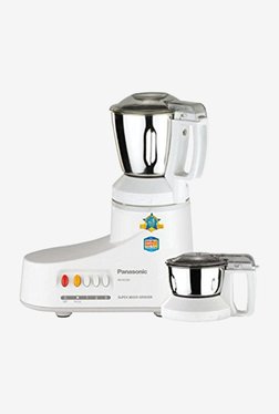 Panasonic MX-Ac220H 550W Mixer Grinder (White, 2 Jar)