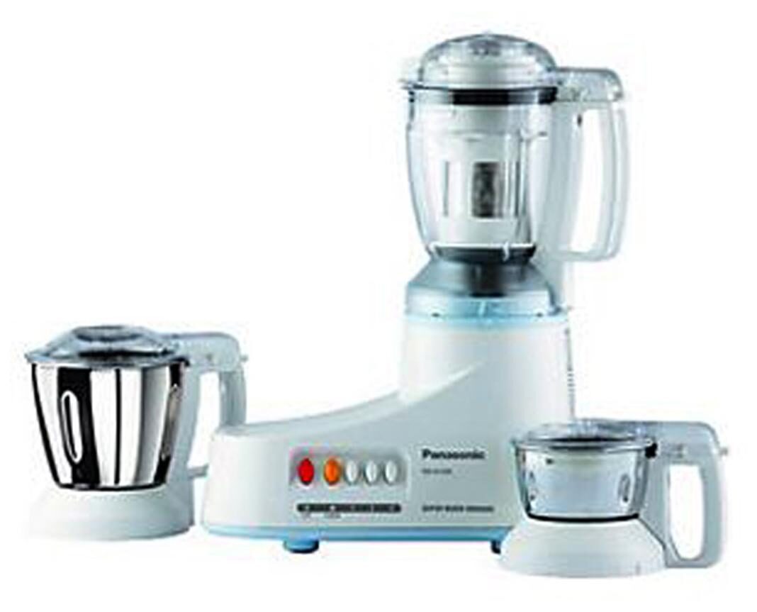 Panasonic MX-Ac350 550W Mixer Grinder (White, 3 Jar)