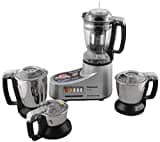 Panasonic MX-AC400 550W Mixer Grinder (Silver, 4 Jar)