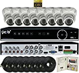 CIB Security Night Vision CCTV Security Camera (White)