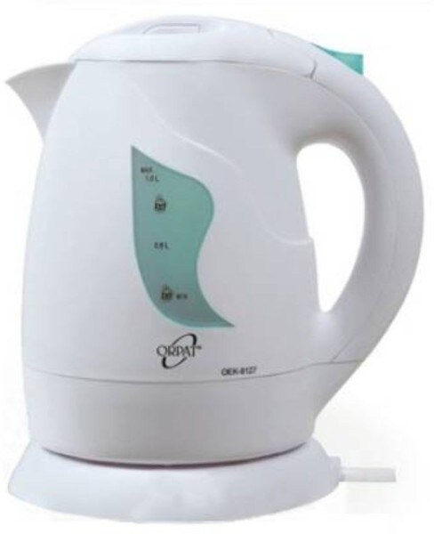 Orpat OEK-8137 1.2 L Electric Kettle (White)