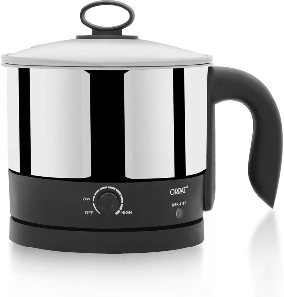 Orpat OEK-8167 1.2 L Electric Kettle (Silver)