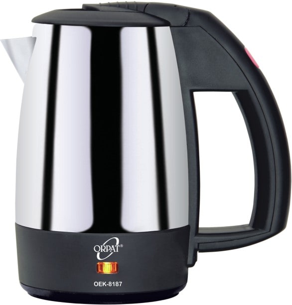 Orpat OEK-8187 0.5 L Electric Kettle (Silver)
