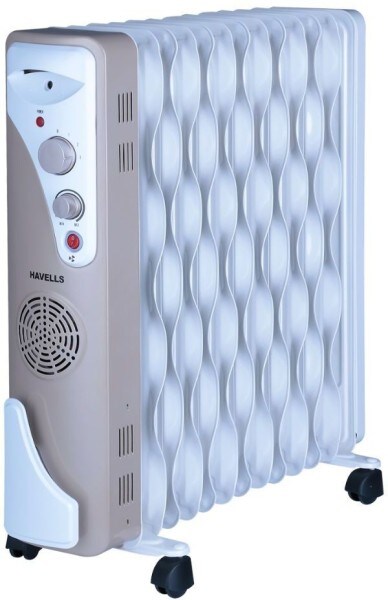 Havells OFR 13 Oil Filled Room Heater (White) Price in India
