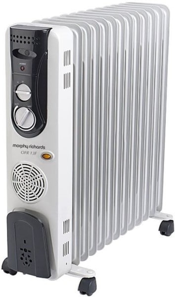 Morphy Richards OFR 13F Oil Filled Room Heater (White) Price in