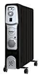 Maharaja Whiteline Oil Filled Room Heater (Black)
