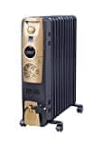 Orpat OOH-11F Plus Oil Filled Room Heater (Black)